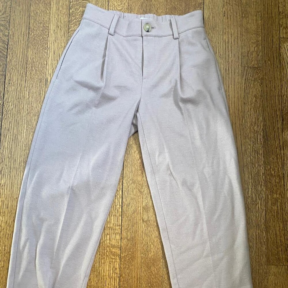 Theory wool tan pants, size 4